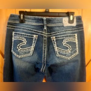 Silver Suki Western Glove Works Mid Rise Bootcut Mid Rise Jeans Size 29x32